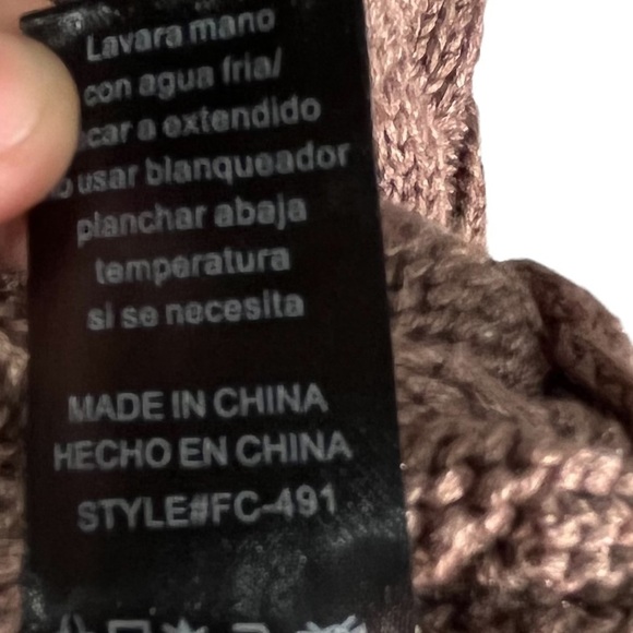 Fate Ready Willing And Cable Knit Sweater Dress, Fawn Brown, Size Medium, NWOT - Picture 9 of 13